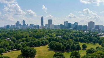 a Atlanta, geórgia Horizonte a partir de Piemonte parque foto