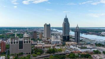 centro da cidade móvel, Alabama foto