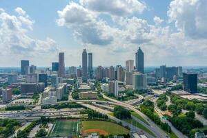 a centro da cidade Atlanta, geórgia Horizonte foto