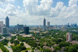 centro da cidade e Midtown Atlanta, geórgia foto