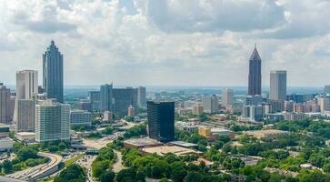 skyline de atlanta, geórgia foto