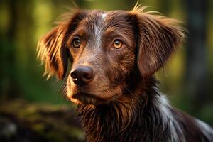 internacional cachorros dia , foco em animais intrincado detalhes ai gerado foto