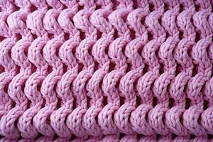 lã tricotar textura backgorund. generativo ai foto