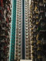 yick fat building em pedreira bay, hong kong, china foto