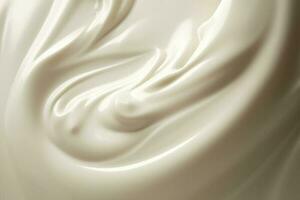 líquido branco chocolate, suave textura. generativo ai foto