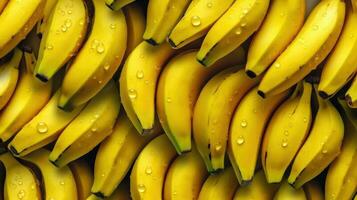 bananas fundo ai gerado foto