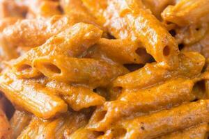 Macarrão Penne alla vecchia bettola massa foto