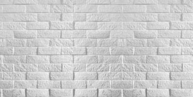 textura de parede de tijolo branco abstrato para fundo padrão. foto