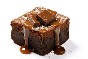 brownies fudgy Comida fotografia ai gerado foto