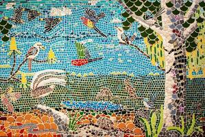 mosaico telha arte foto