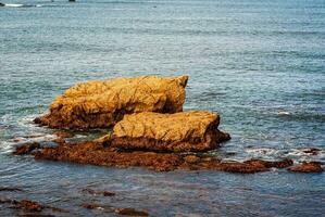 Rocha formações às batehaven nsw Austrália foto