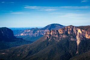 governos salto azul montanhas nsw Austrália foto