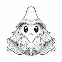 desenhos de halloween para colorir foto