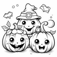 desenhos de halloween para colorir foto