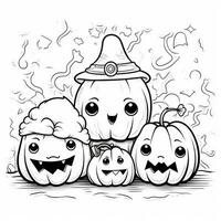 desenhos de halloween para colorir foto