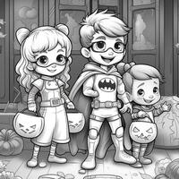 desenhos de halloween para colorir foto