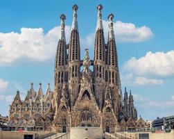 basílica de la sagrada familia em barcelona, espanha foto