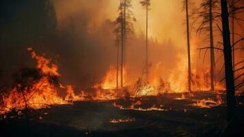 fundo de incêndio florestal foto