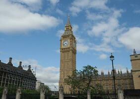 casas do parlamento em Londres foto