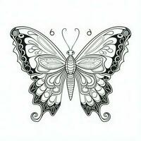 adulto borboleta coloração Páginas foto