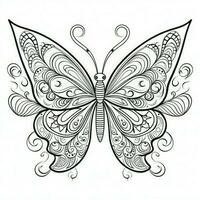 adulto borboleta coloração Páginas foto