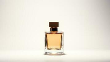 perfume garrafa isolado em branco ai generativo foto