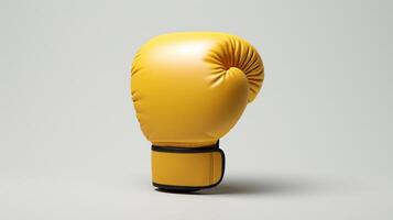 uma par do boxe luvas em uma luz fundo ai generativo foto