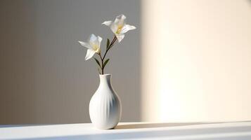 vaso com flores foto