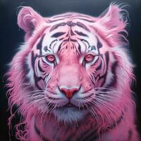 tigre Rosa cor ilustração foto