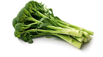 foto do broccolini isolado em branco fundo