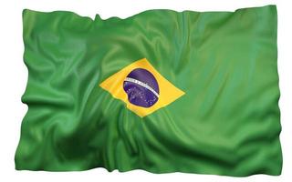 Renderização 3D Futebol Bandeira do Brasil foto