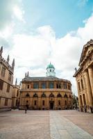 oxford, reino unido - 29 de agosto de 2019 - teatro sheldonian. o teatro sheldonian, foi construído de 1664 a 1669 para a universidade de oxford e usado para concertos de música, palestras e cerimônias universitárias. foto