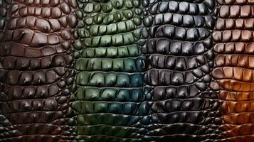 uma crocodilo pele textura fundo foto