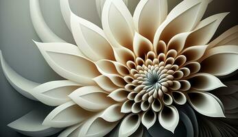 abstrato pintura papel de parede. contemporâneo arte textura com flores generativo ai. foto