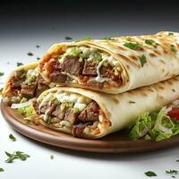 shawarma sanduíche, criada com generativo ai foto