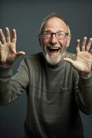 bonito ásia homem emocional dinâmico pose ai generativo foto