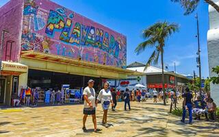 playa del carmen quintana roo México 2023 la quinta avenida rua estrada andar playa del carmen México. foto