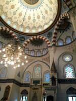 Tóquio, Japão em abril 14, 2019. lindo interior do Tóquio camii mesquita. a mesquita é a maior mesquita dentro Japão. foto