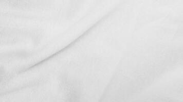 orgânico tecido algodão pano de fundo branco linho tela de pintura amassado natural algodão tecido natural feito à mão linho topo Visão fundo orgânico eco têxteis branco tecido linho textura foto