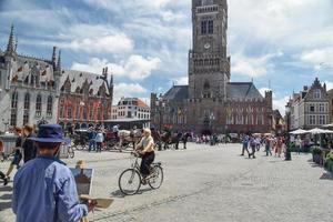 centro histórico de bruges foto