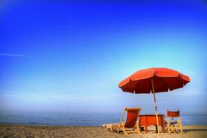 versilia e Está de praia foto