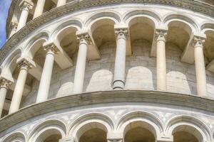 detalhes do a torre do pisa foto