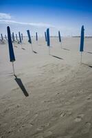 viareggio a de praia dentro outono foto