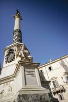coluna do a imaculado Roma Itália foto