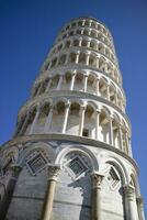 a inclinado torre do pisa foto