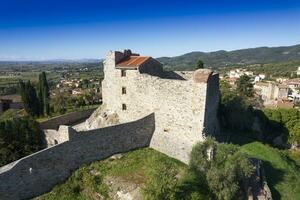 a pequeno fortaleza do suvereto Toscana Itália foto