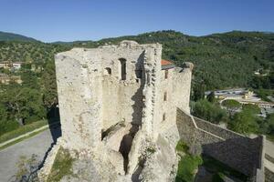 a pequeno fortaleza do suvereto Toscana Itália foto