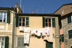 detalhes do a Cidade do lerici liguria foto