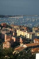 detalhes do a Cidade do lerici liguria foto