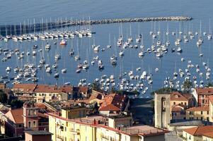 detalhes do a Cidade do lerici liguria foto